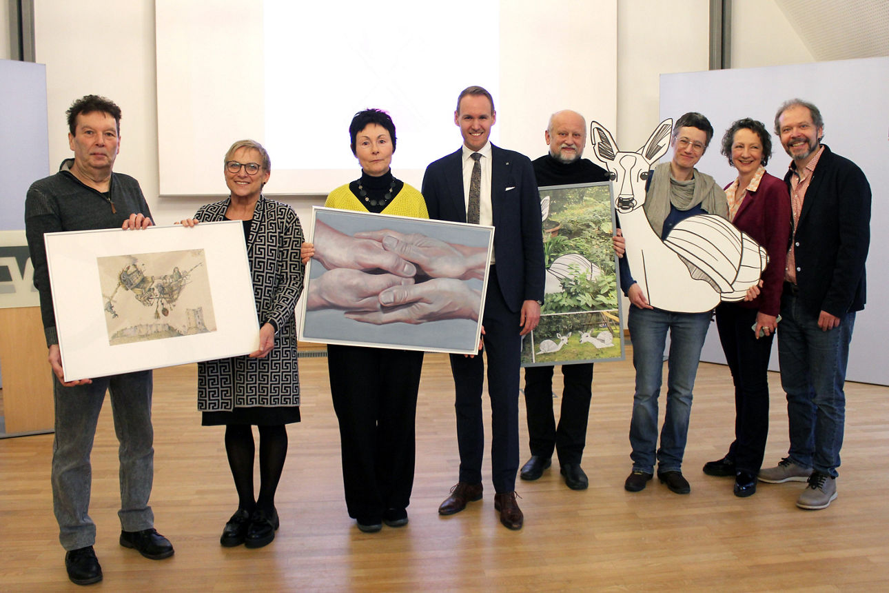 Stephan Klenner-Otto, Rosi Kraus, Ingrid Riedl, Sven Müller, Ernst Strian, Sascha Banck, Tanja Engelke und Kurt Neubauer