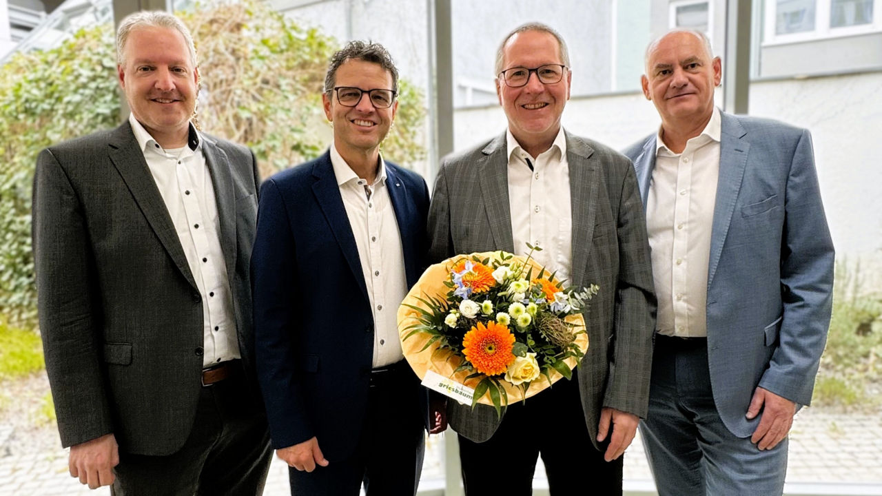 Auf dem Bild sind Philipp Rösch, Peter Rottenecker, Edi Ehrhardt und Reiner Richter zu sehen