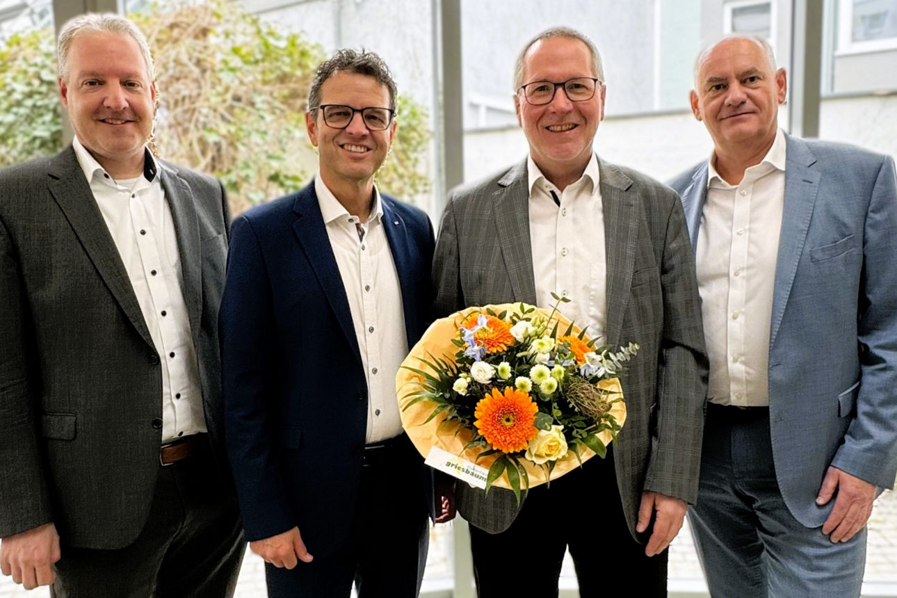 Auf dem Bild sind Philipp Rösch, Peter Rottenecker, Edi Ehrhardt und Reiner Richter zu sehen