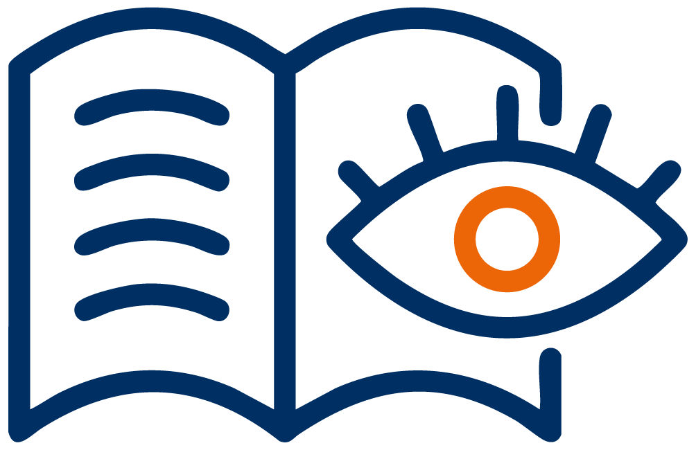 Einblick - Buch mit Auge