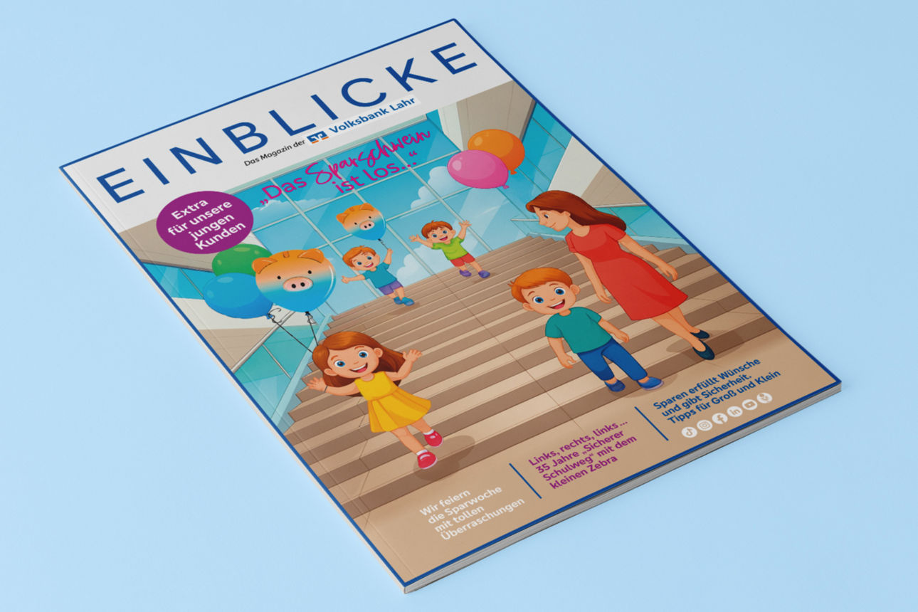 Ein Einblicke liegt auf einem Tisch