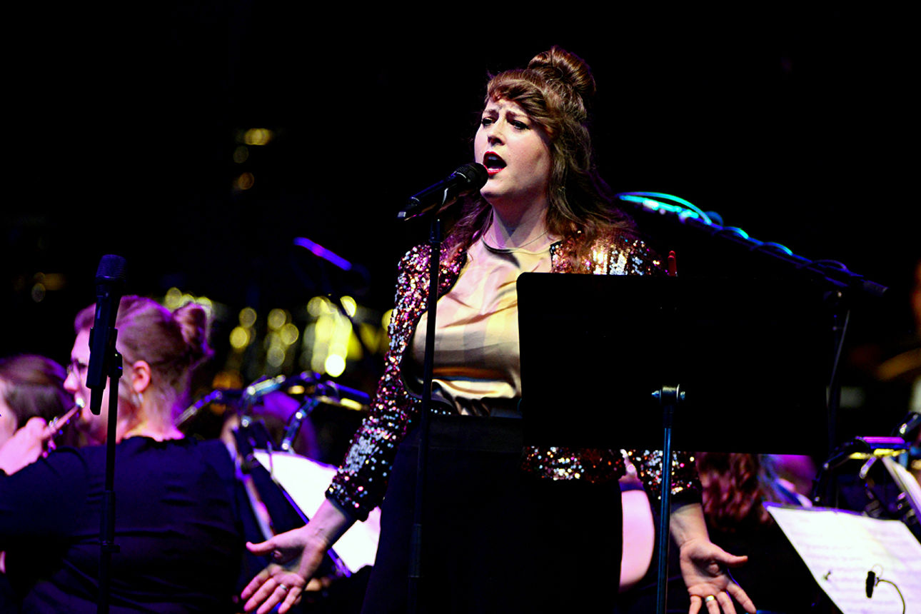 Eine Solistin der Magic Musical Moments des Musikvereins Buckenhofen
