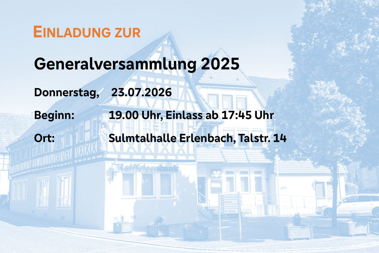Einladung zur Generalversammlung am 23.07.2026