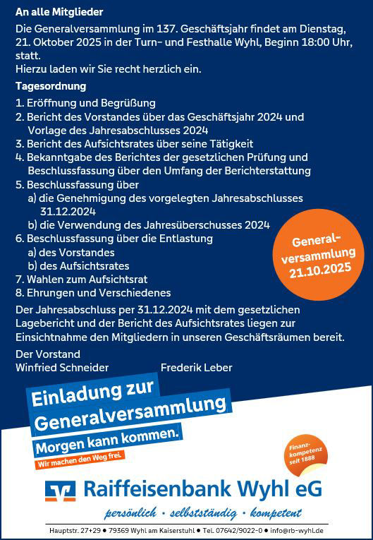 Einladung