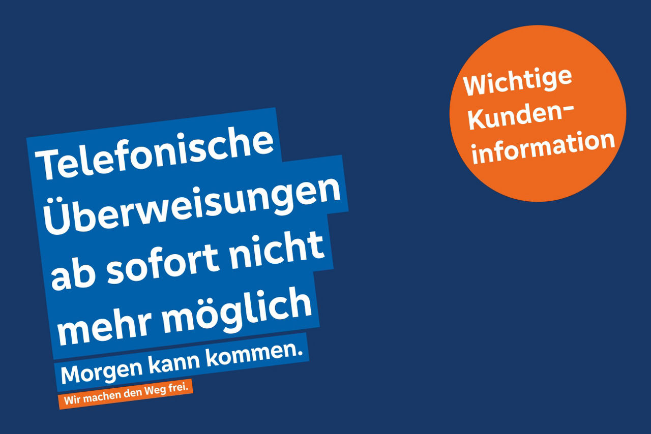 Einstellung telefonischer Überweisungen