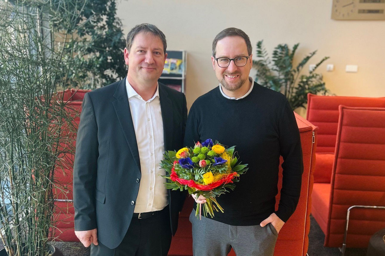 Mitarbeiter v.l. Frank Kohler, Christian Roth