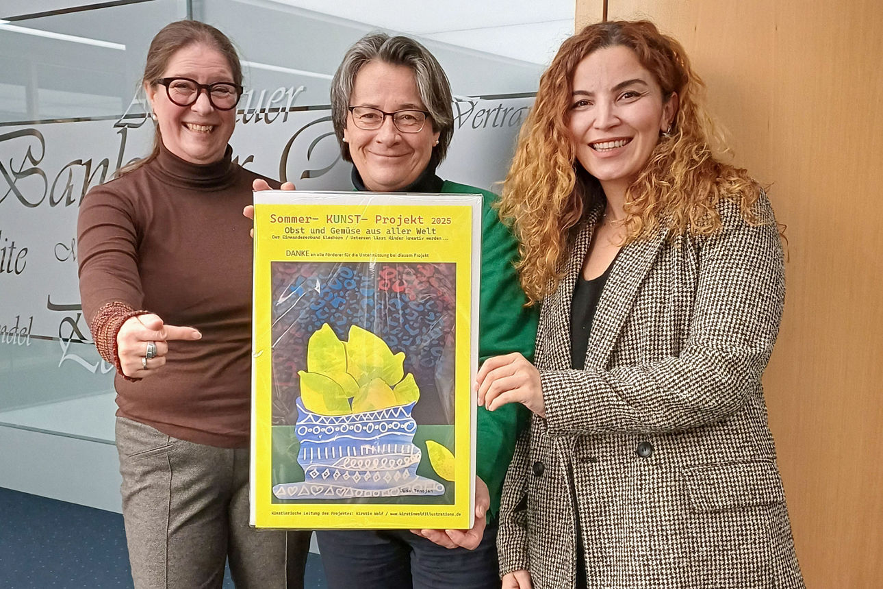 Sommer-Kunst-Projekt 2025 - Obst und Gemüse aus aller Welt