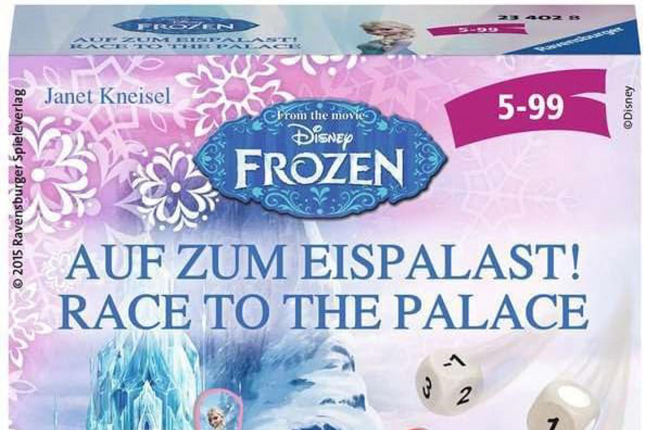 Spiel Disney Frozen - Eispalast aus em Film Frozen mit der Abbildung der Figuren