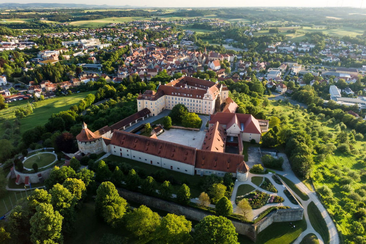 Ellwangen von oben