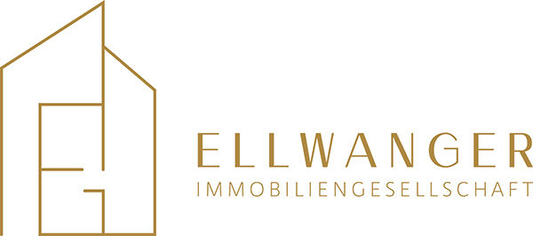 A logo representing Ellwangener Immobile- und Schaffungsgesellschaft, showcasing modern real estate development and innovatio