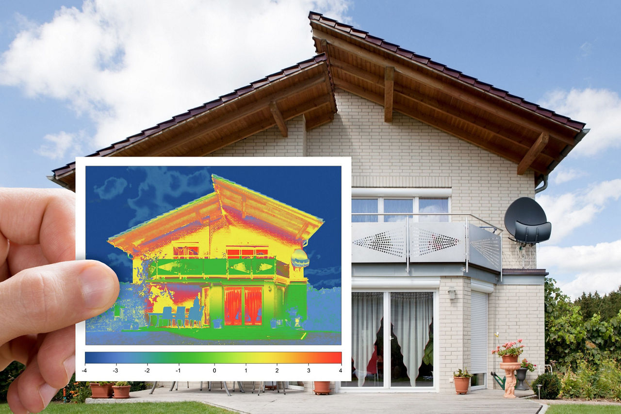 Haus mit energetischer Verfassung