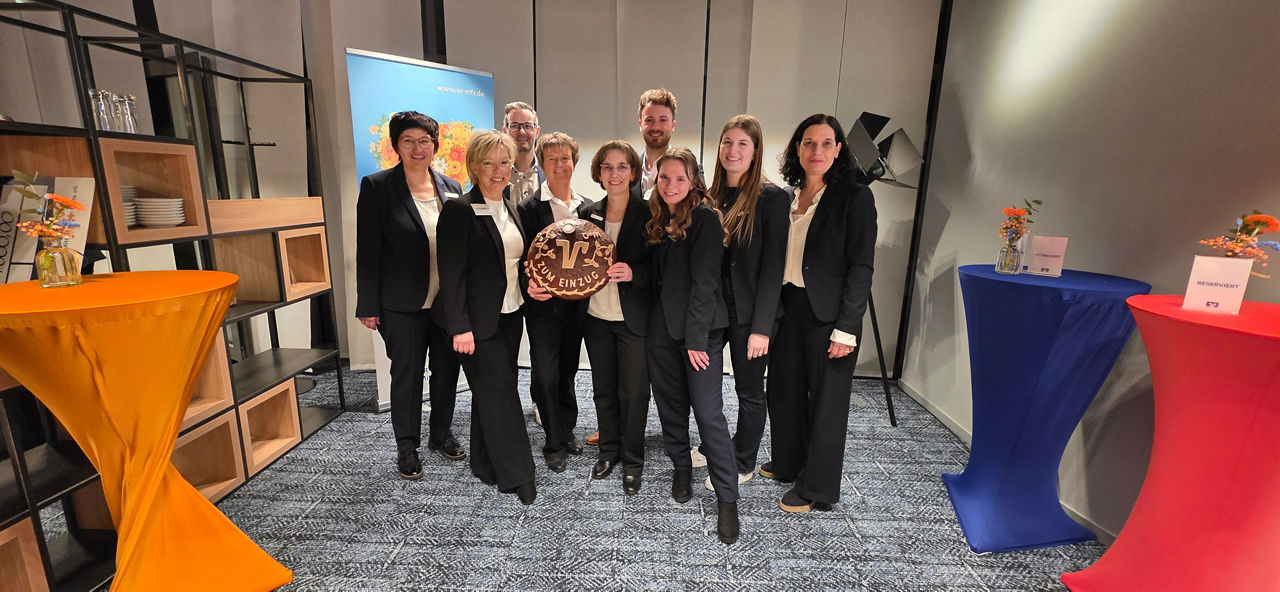 Das Team vor Ort der VR-Bank Mittelfranken Mitte eG 