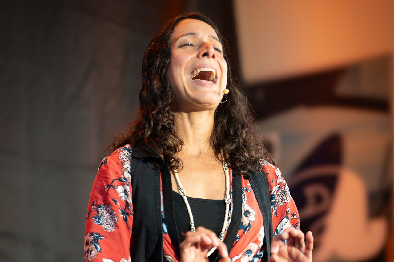 Die Erzählerin Johanna Wollin