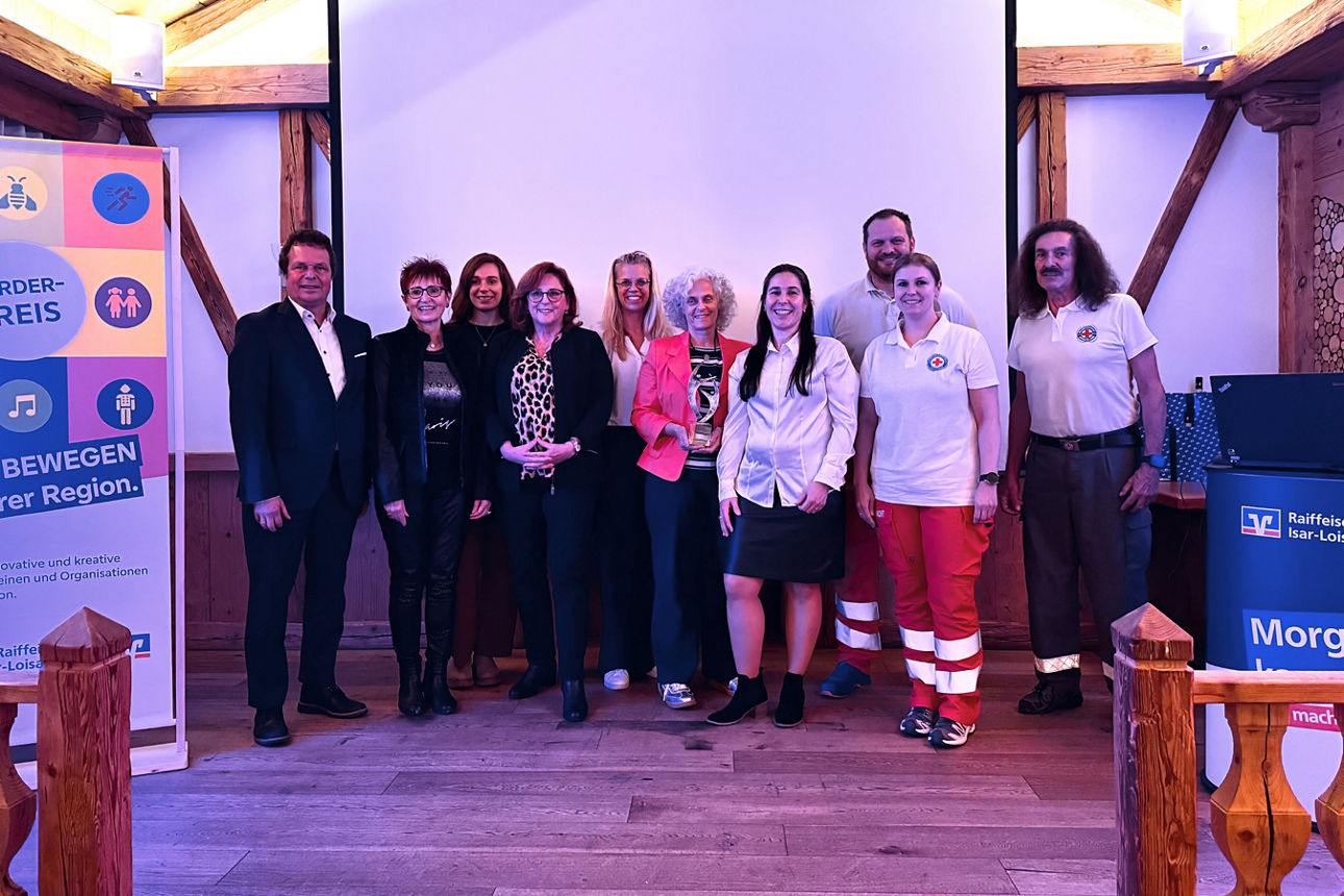 Gruppenfoto Gewinner-Vereine Förderpreis2025