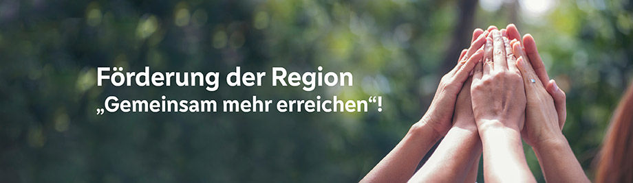 Verschiedene Hände zusammengelegt