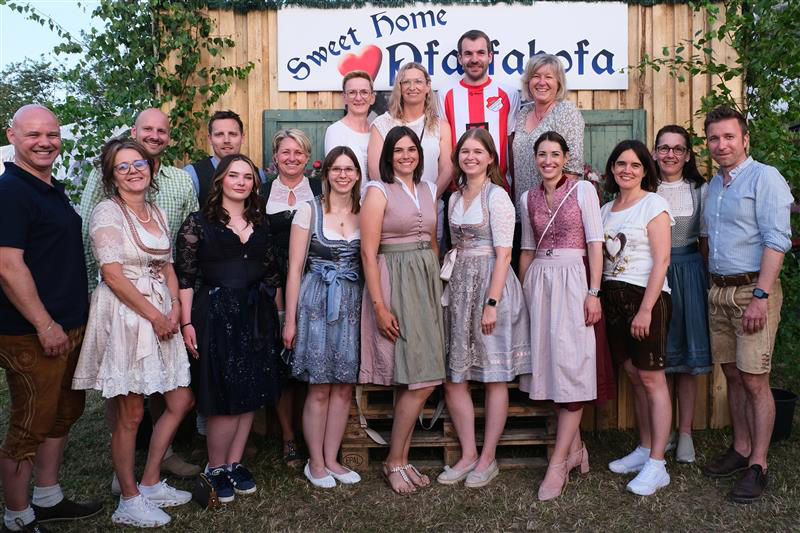 Das Team der Raiffeisenbank Unteres Zusamtal eG beim Tag der Vereine und Betriebe