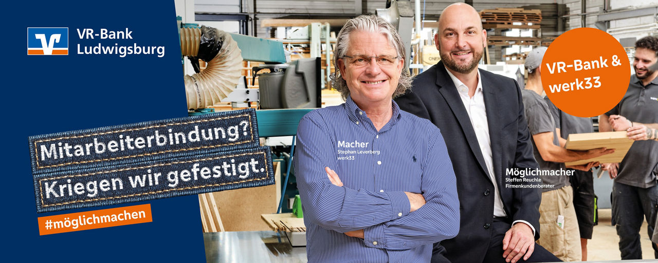 Berater und Kunde im werk33