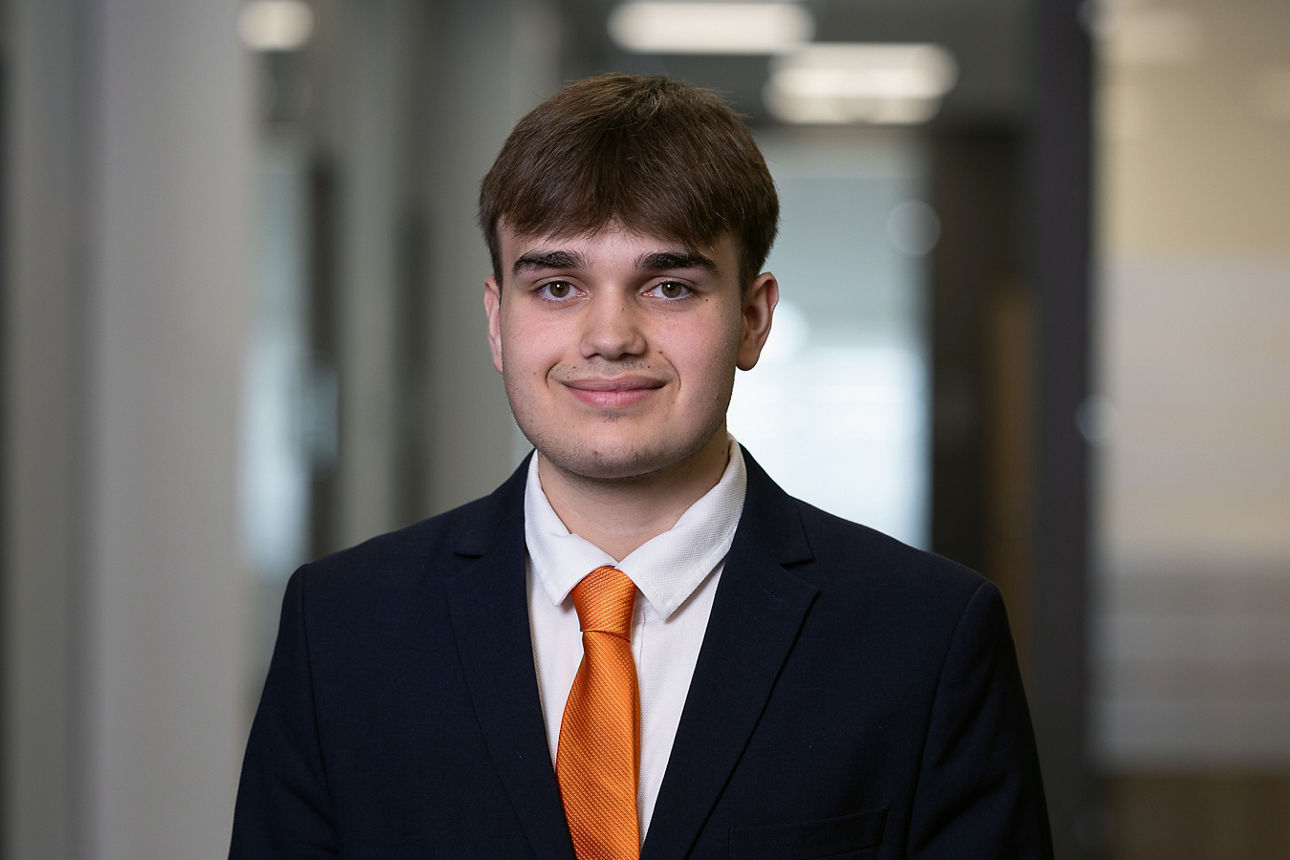 Auszubildender der VR-Bank Landau-Mengkofen eG