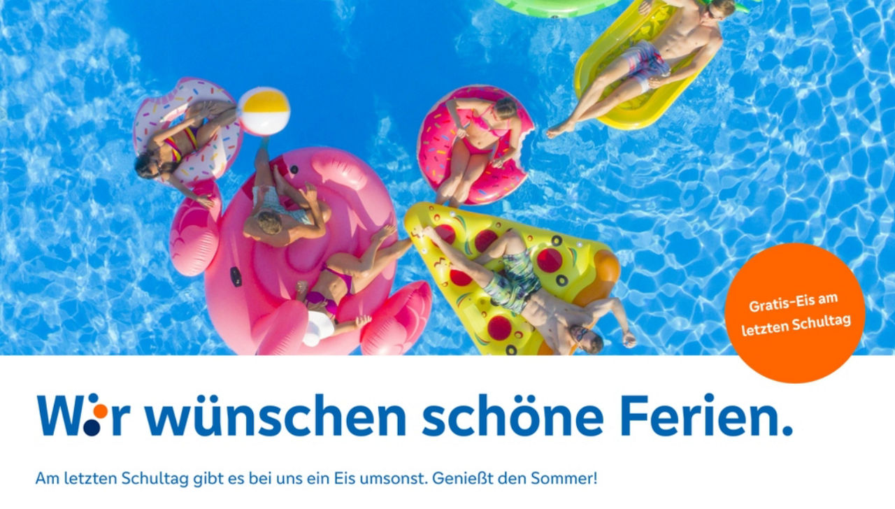 Wir wünschen schöne Ferien.