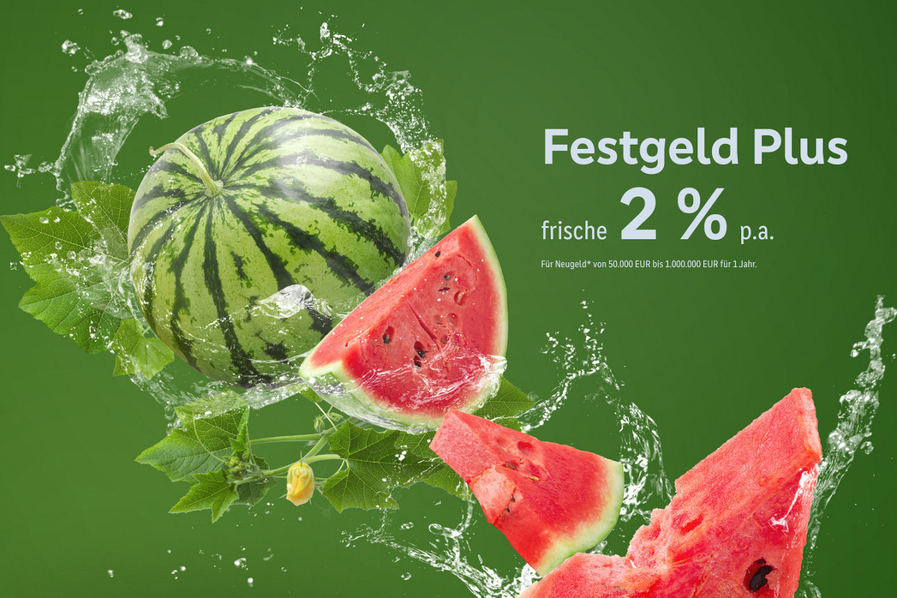 Bild einer aufgeschnittenen Wassermelone