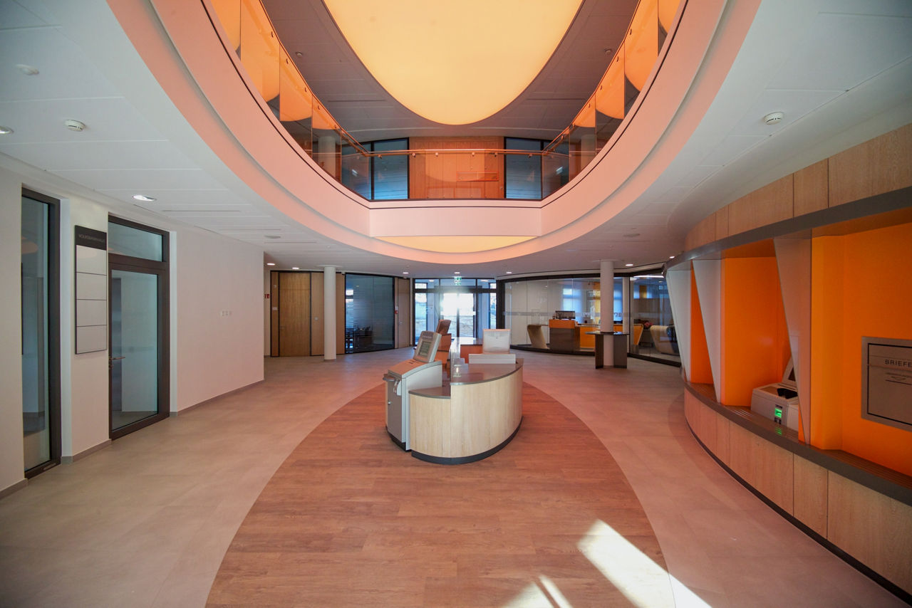Die Volksbankfiliale in Buchholz von innen
