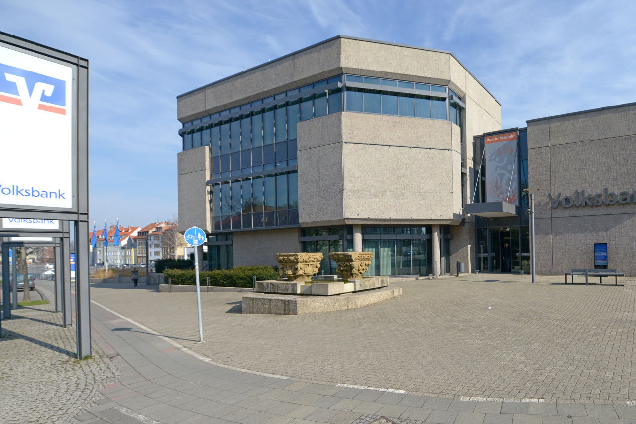 Außenansicht der Hauptstelle Hildesheim