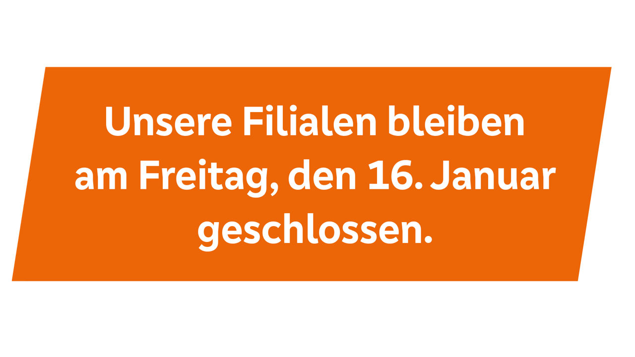 Filialschließung am 16.01.2026