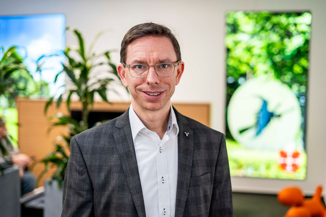 Tobias Hammans als Geschäftsstellenleiter Sevelen
