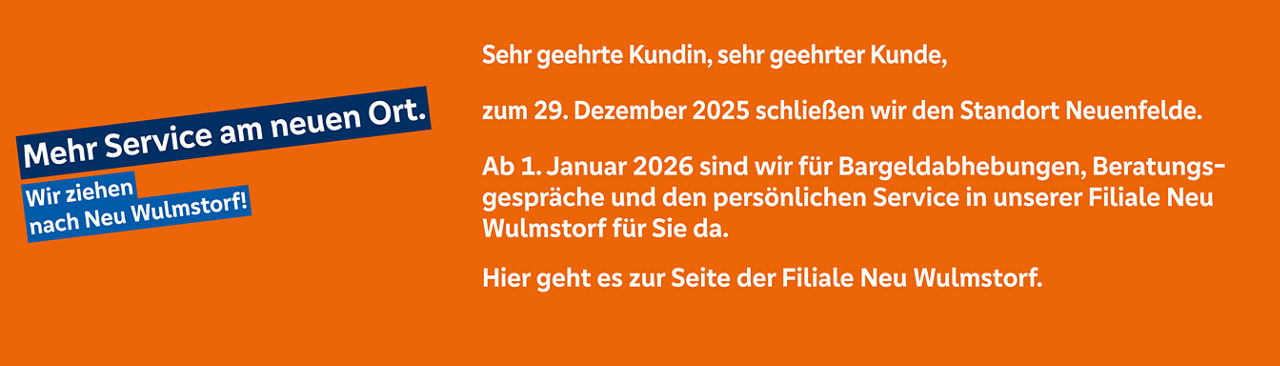 Filialschließung Neuenfelde