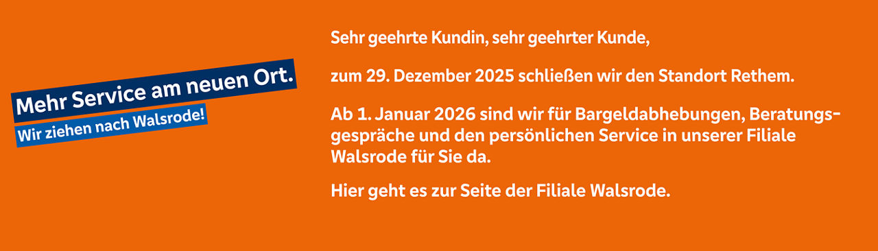 Filialschließung Rethem