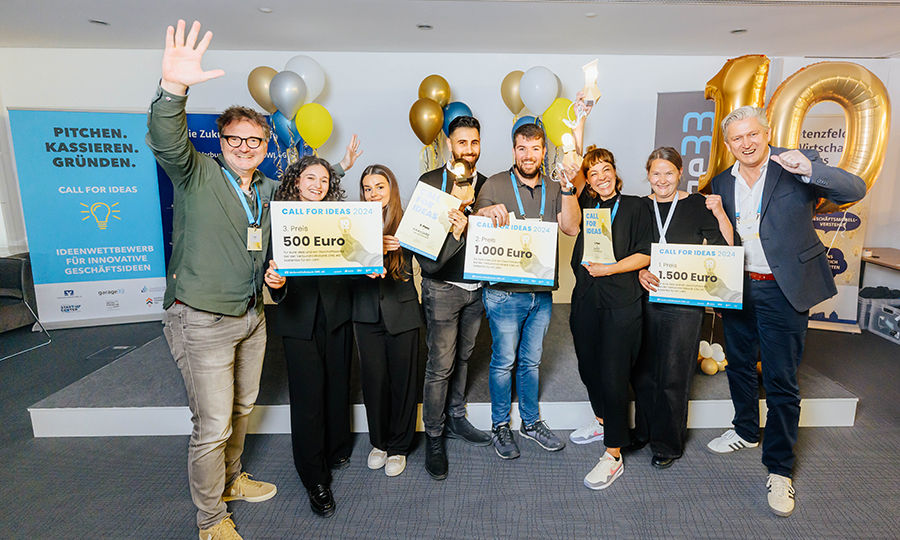 Gewinner des Start-up-Ideenwettbewerb „Call for Ideas“