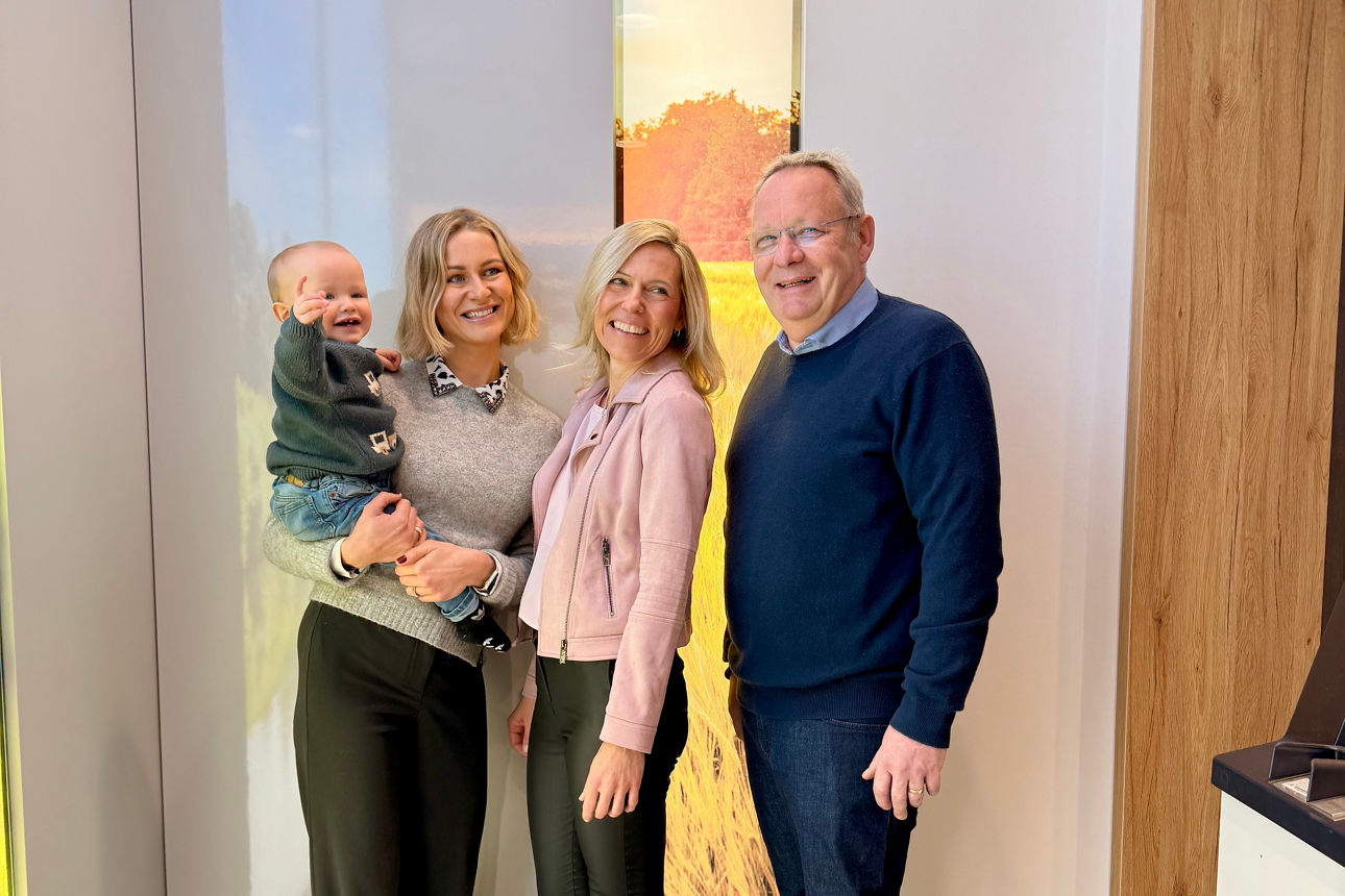 Vier Generationen auf einem Bild 