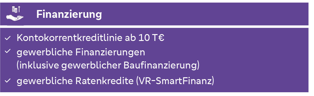 Finanzierung durch Kontokorrentlinie und gewerbliche Kredite