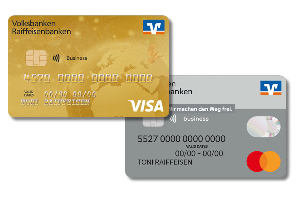 Firmenkreditkarten Visual GoldCard und BasicCard