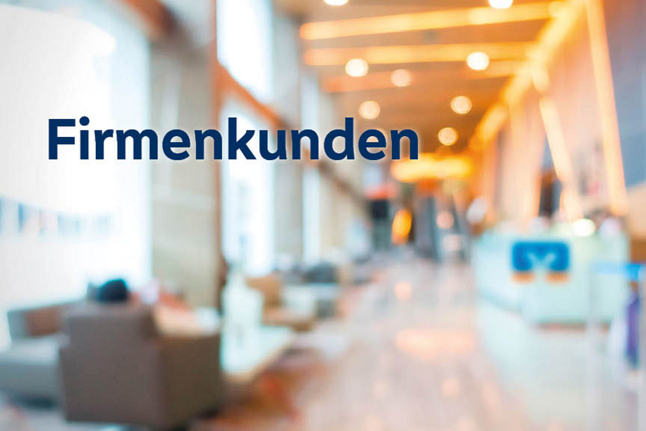 Verschwommener Hintergrund in einen Serviceraum für Kundinnen und Kunden