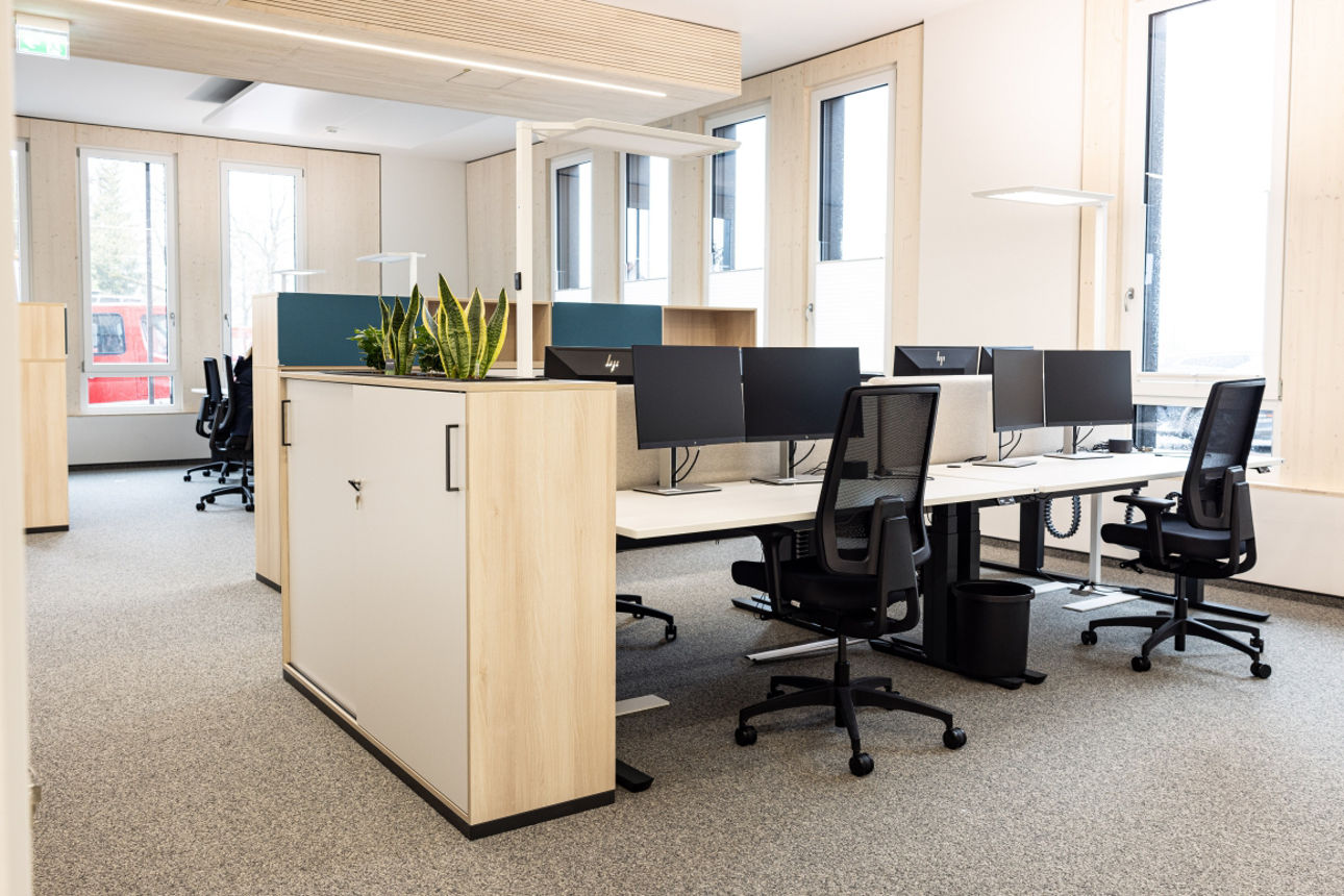 Büro des Firmenkundenteams