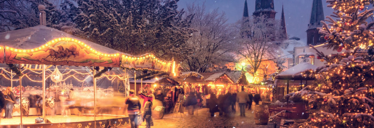 Foto eines Weihnachtsmarktes