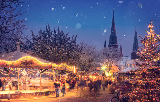 Bild eines Weihnachtsmarktes