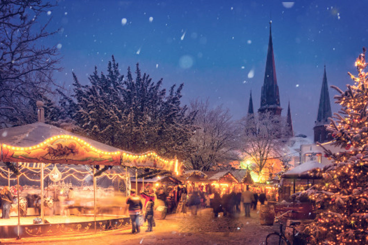 Bild eines Weihnachtsmarktes