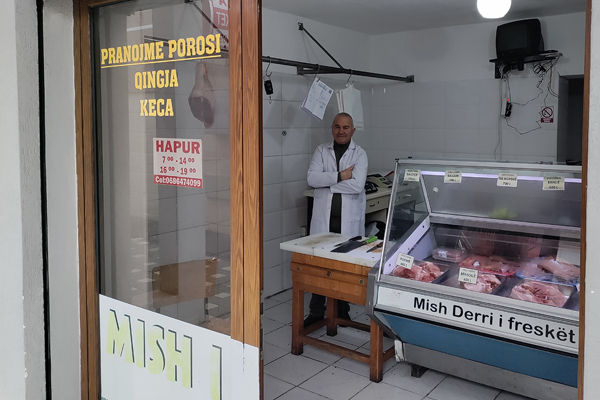 Fleischerei in Albanien