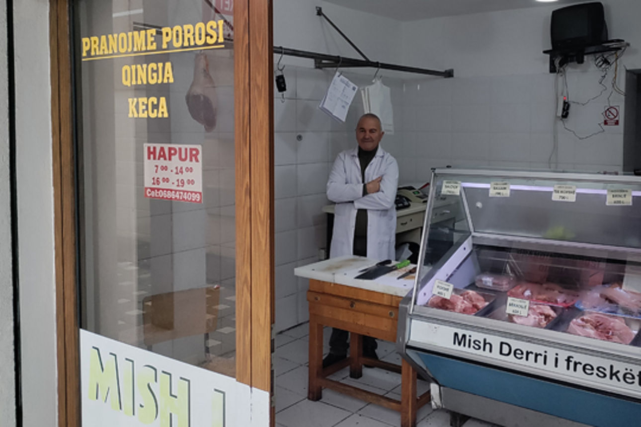Fleischerei in Albanien