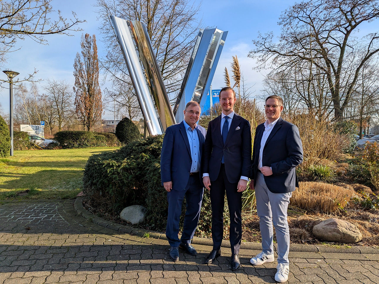 Thomas Schmidt, Sebastian Schwerhoff und Daniel Hülsmann (v.l.n.r.).