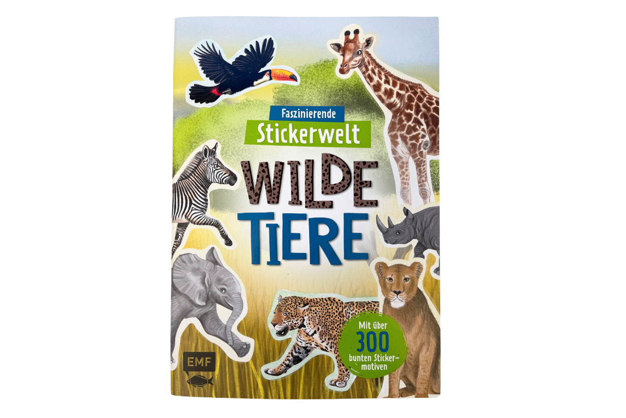 Stickerbuch "Wilde Tiere"