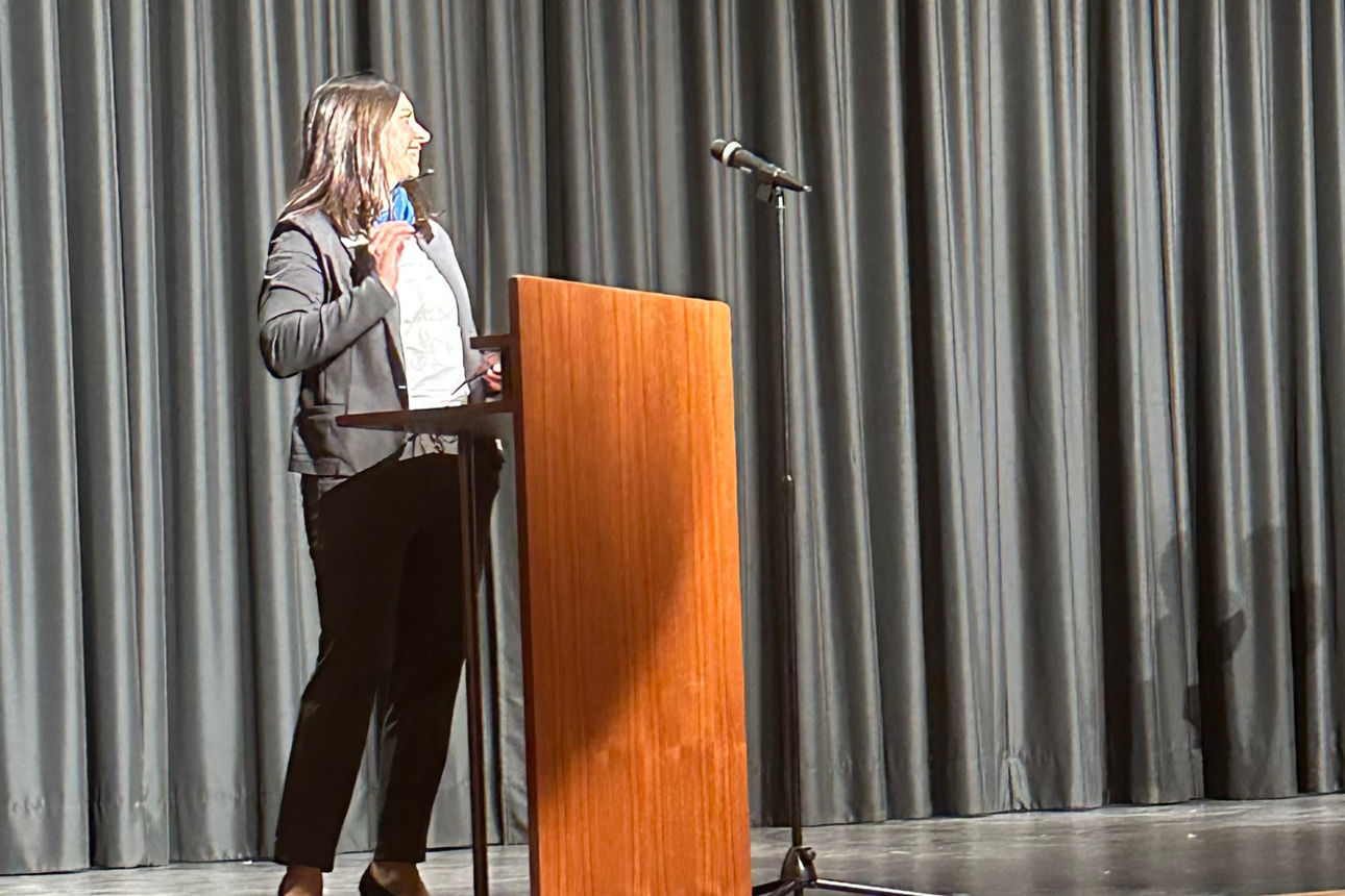 Doris Reichenauer auf der Bühne