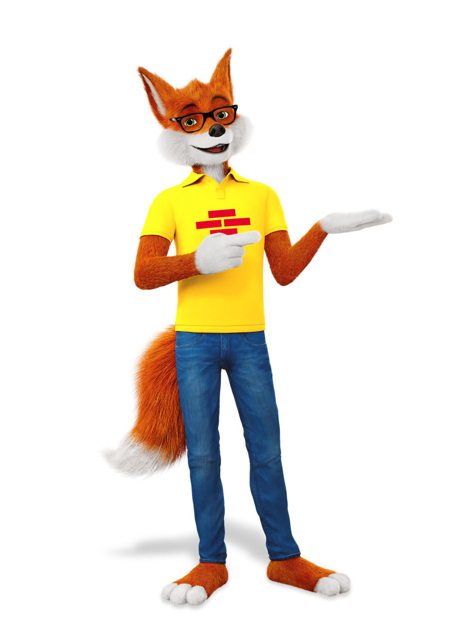 BSH Fuchs zegt nach rechts