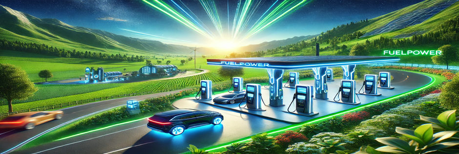 FuelPower - KI generiertes Bild einer Tankstelle