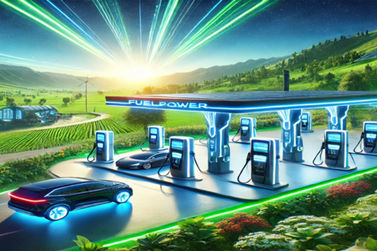 FuelPower - KI generiertes Bild einer Tankstelle