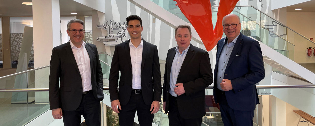 v.l.n.r.: Nicolas Mayer, Claudio Fusaro, Achim Kunz, Thomas Huber