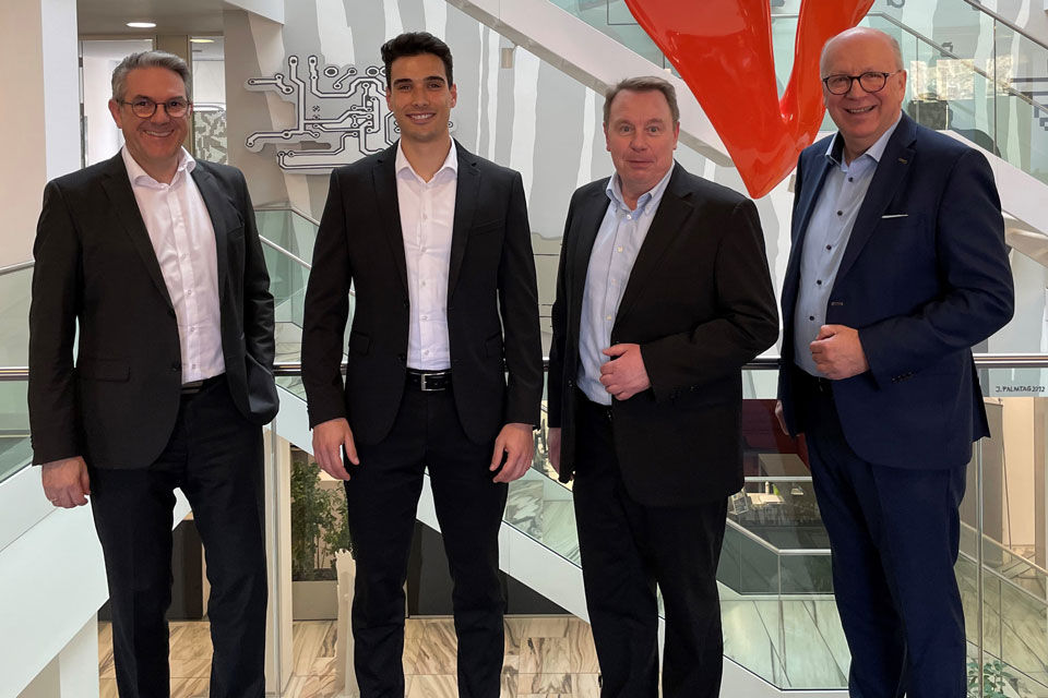 v.l.n.r.: Nicolas Mayer, Claudio Fusaro, Achim Kunz, Thomas Huber