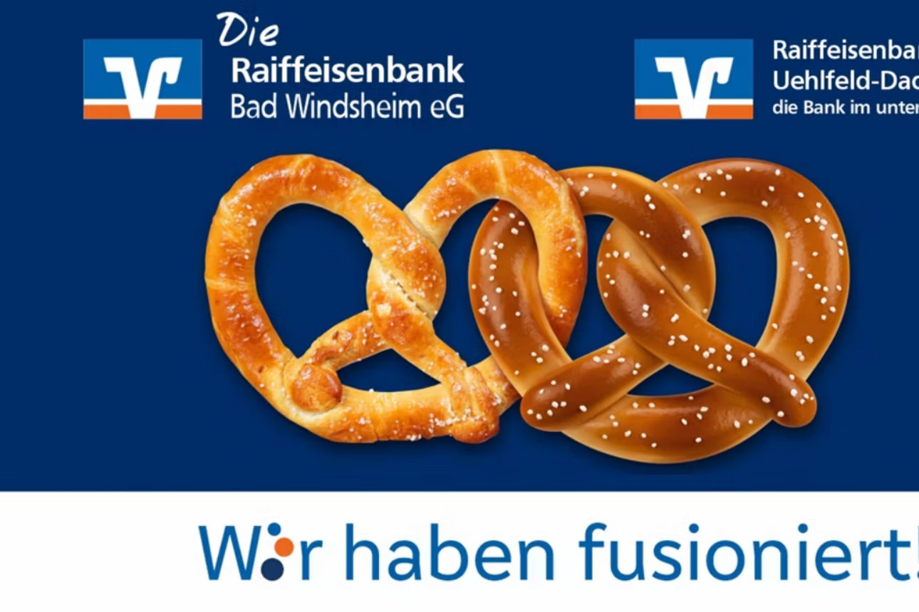 Fusion der Raiffeisenbanken Bad Windsheim und Uehlfeld-Dachsbach